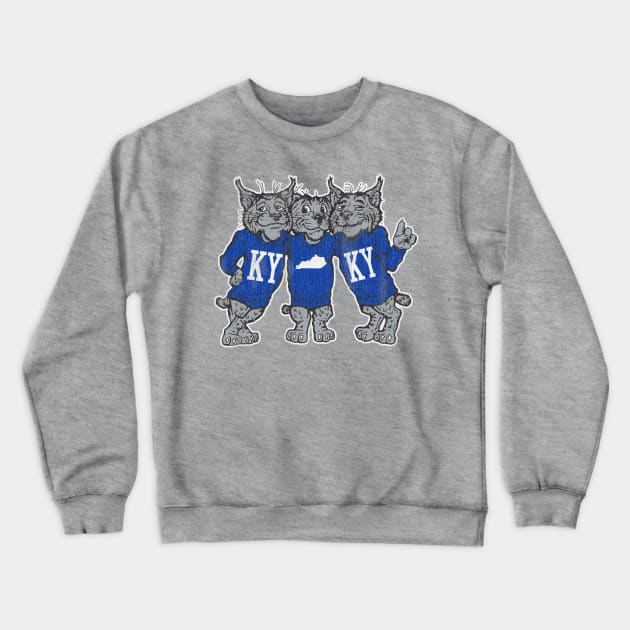 Kentucky Partying Cats Crewneck Sweatshirt by KentuckyYall